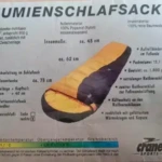 Sac de Couchage – Jaune