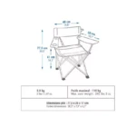 Chaise de Camping sans accoudoir
