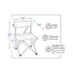 Chaise de Camping sans accoudoir