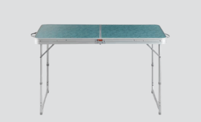 TABLE DE CAMPING PLIANTE  – 4 À 6 PERSONNES – Bleu